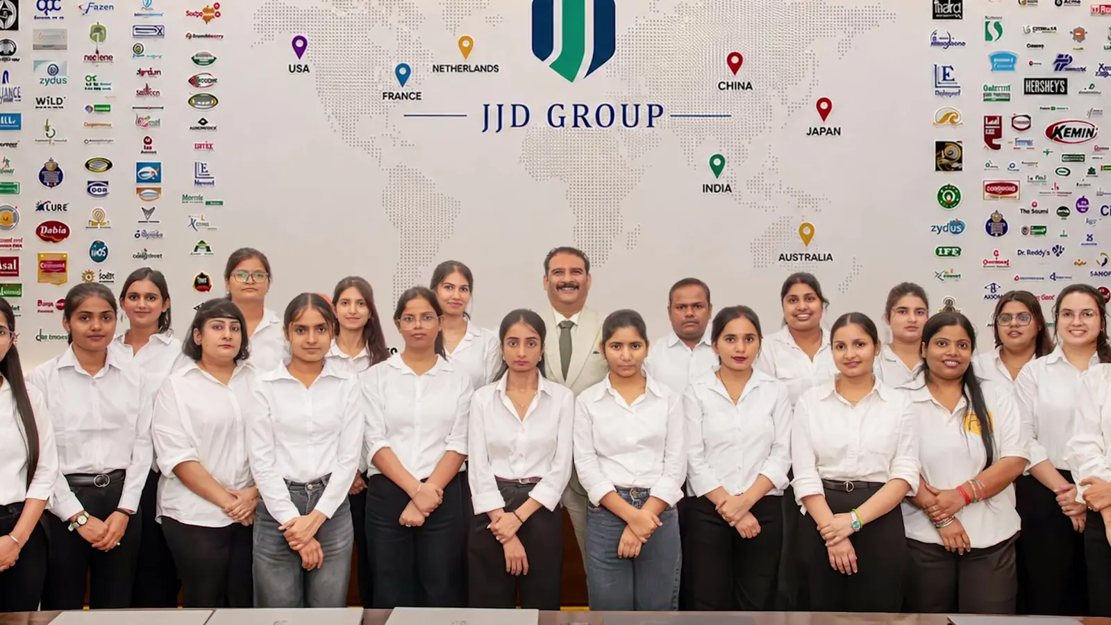 The JJD Group team at the Ghaziabad head office