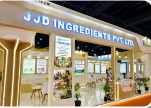 JJD Ingredients stand on the show floor